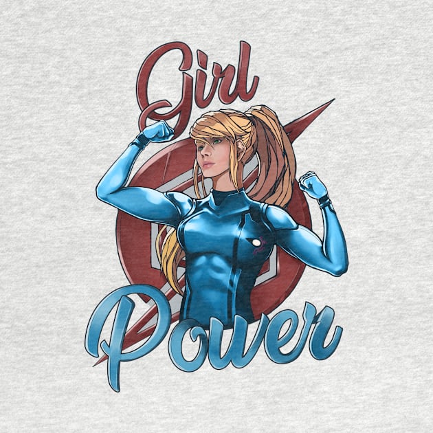 Girl Power (Samus Aran) by gseignemartin